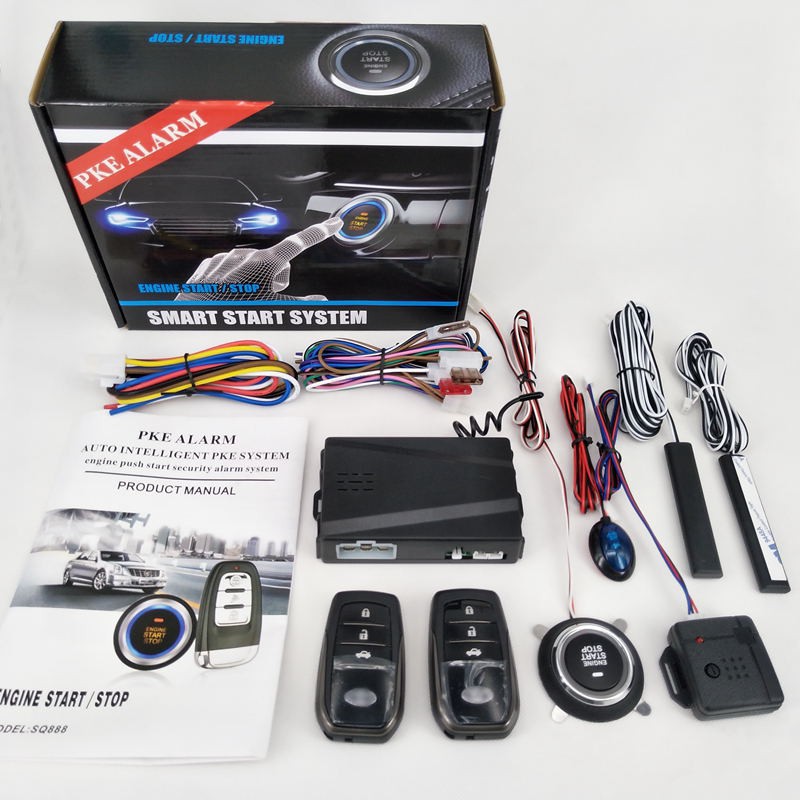 Auto Smart Store 12v Car Suv Keyless Entry Engine Start Keyless Alarm System Push Button Remote Start Anti Theft System Car Alarm Remote Control Pke Alarm Shopee Philippines