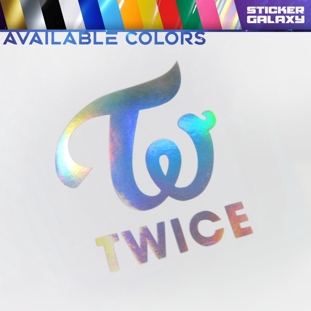 Twice Kpop Waterproof Vinyl Sticker Decal For Phone Motor Car Window Pc Case Laptop Korea Shopee Philippines