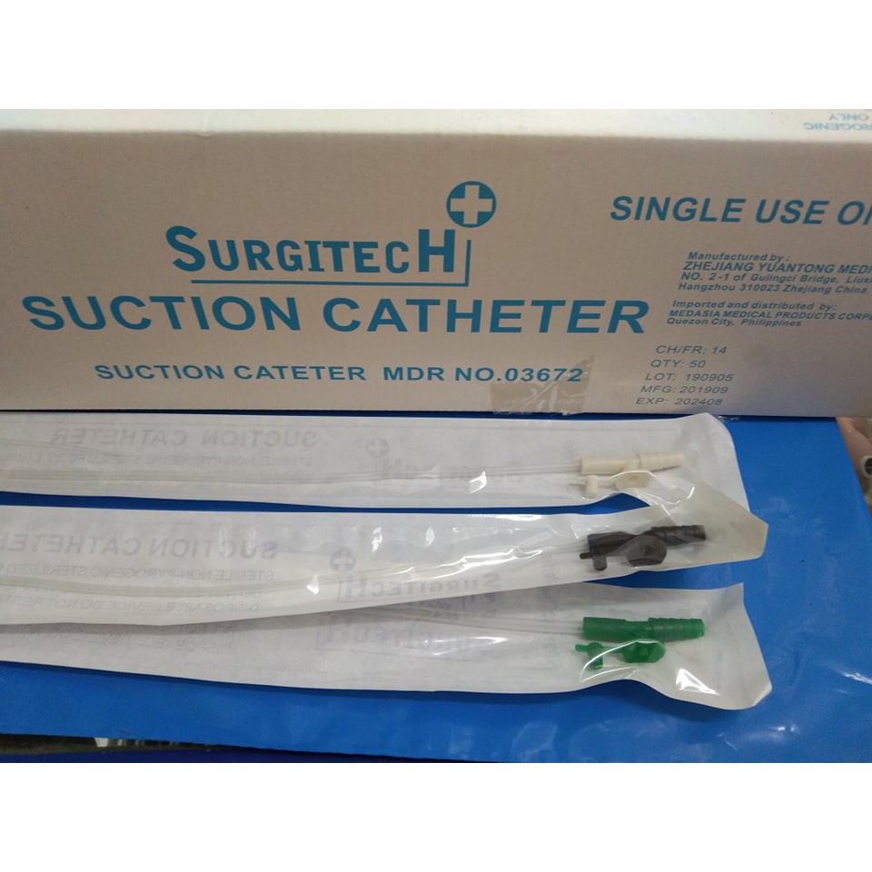 Sterile Suction Catheter FR12 FR10 FR14 per piece | Shopee Philippines