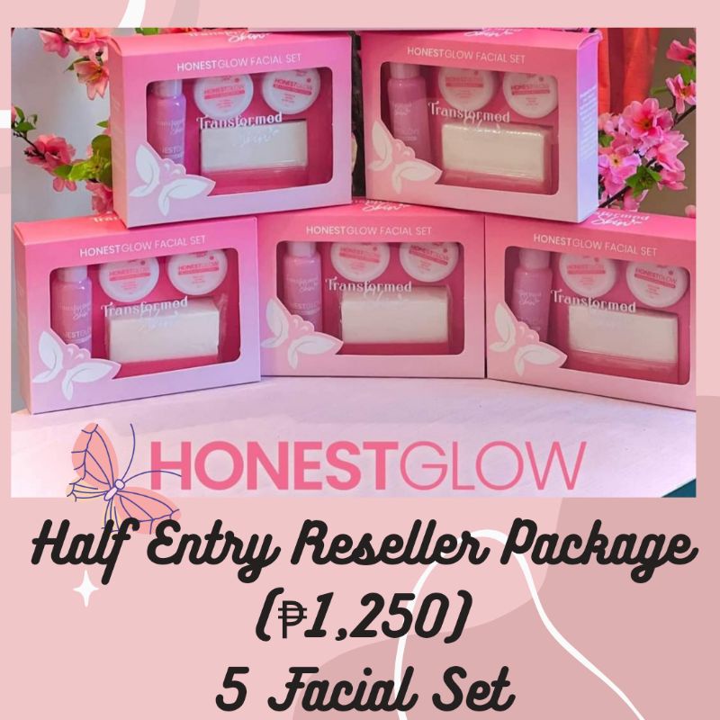 Half Entry Reseller Package 4 Facial Set 10 kojic soap and 2 Shoujiki