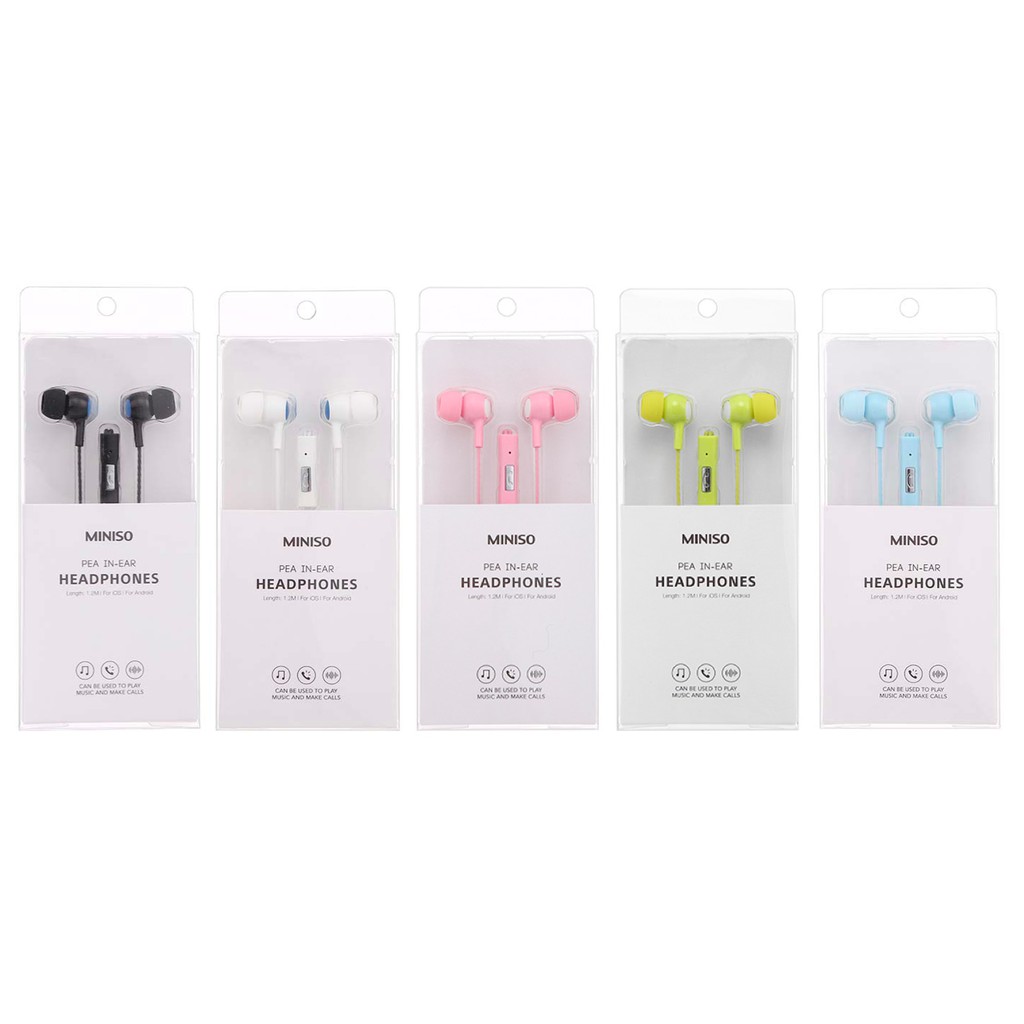 miniso pea in ear headphones