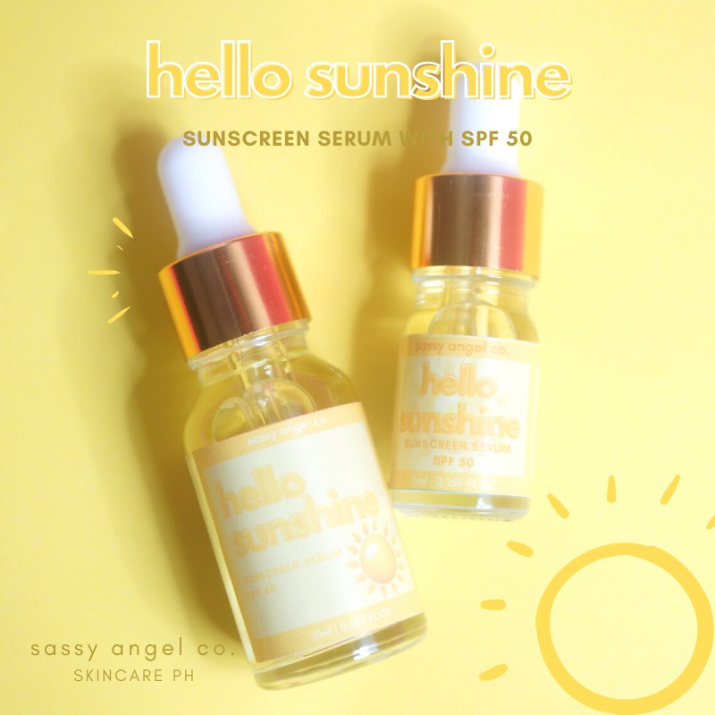 Hello Sunshine | Sunscreen Serum with SPF 50 | Sassy Angel Co. | Shopee  Philippines