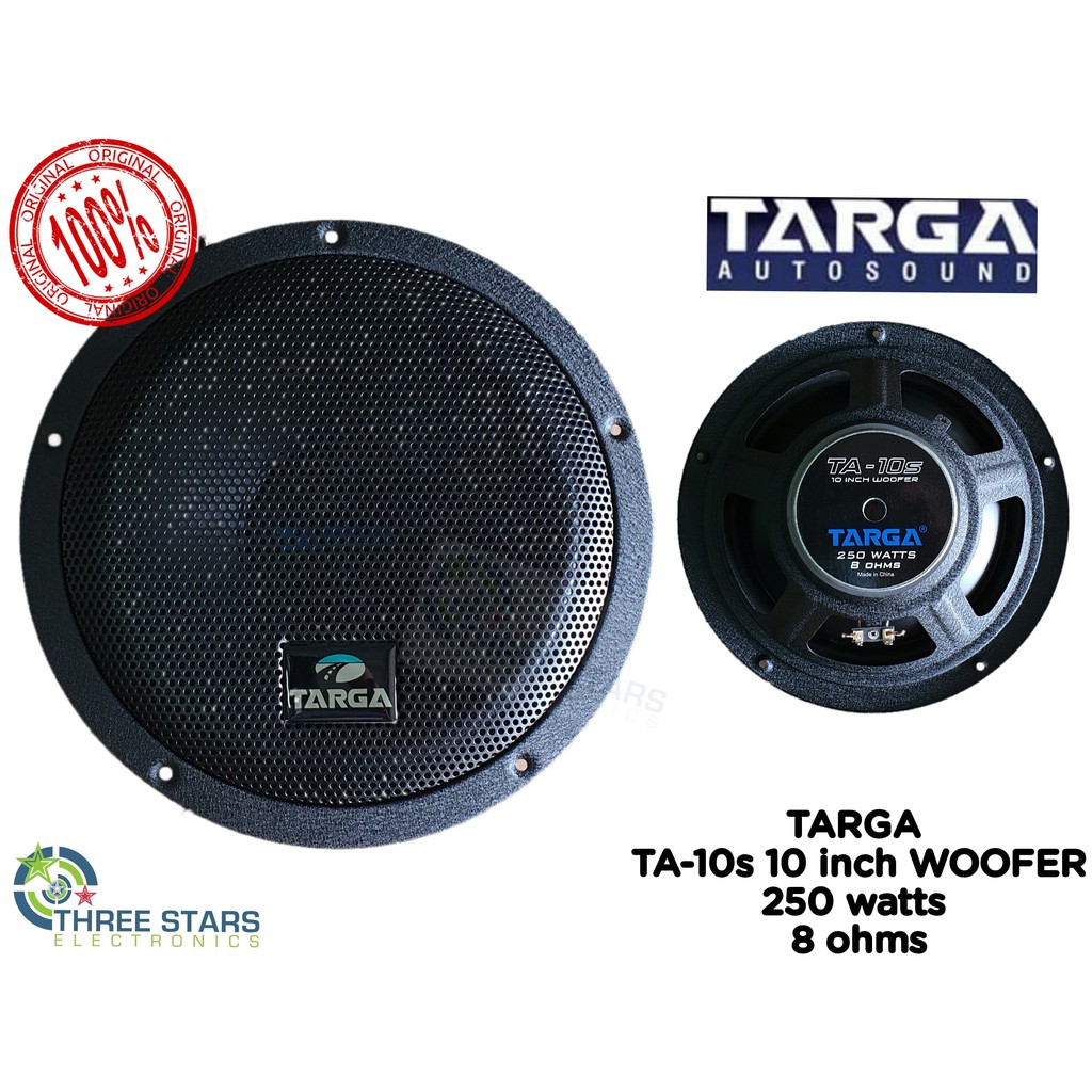 woofer 10 inch 8 ohm