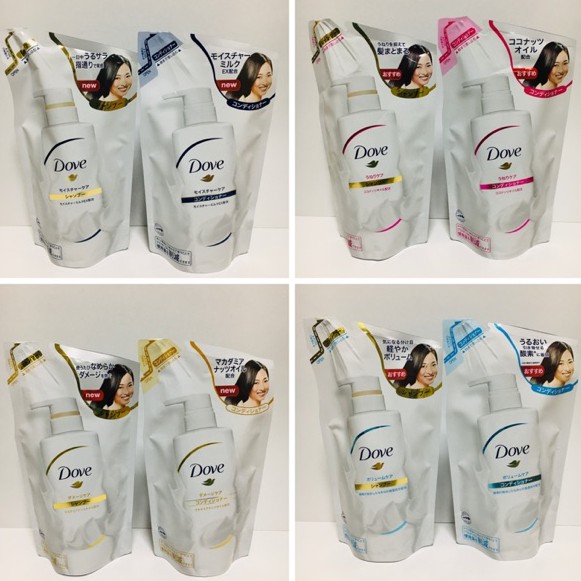 Dove shampoo and conditioner refill pack 350g Shopee Philippines