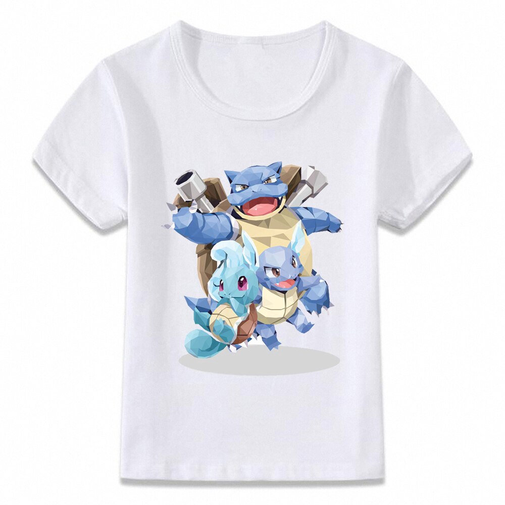 Pokemon Inspired The Starters Kids T-Shirt Pikachu Tee Top Ages 1-13 