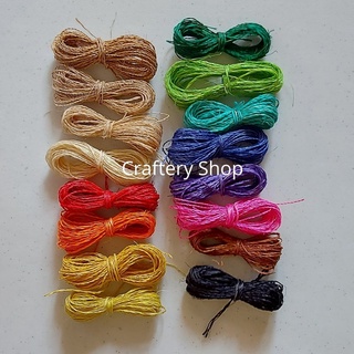 Colored Abaka Strings 10 yards 1mm