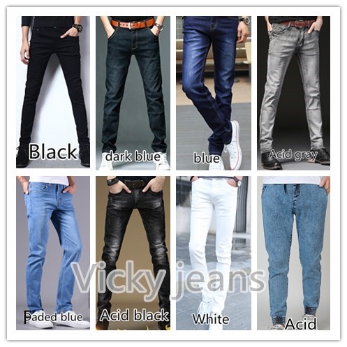 mens denim slacks