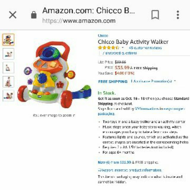 b and m baby walker