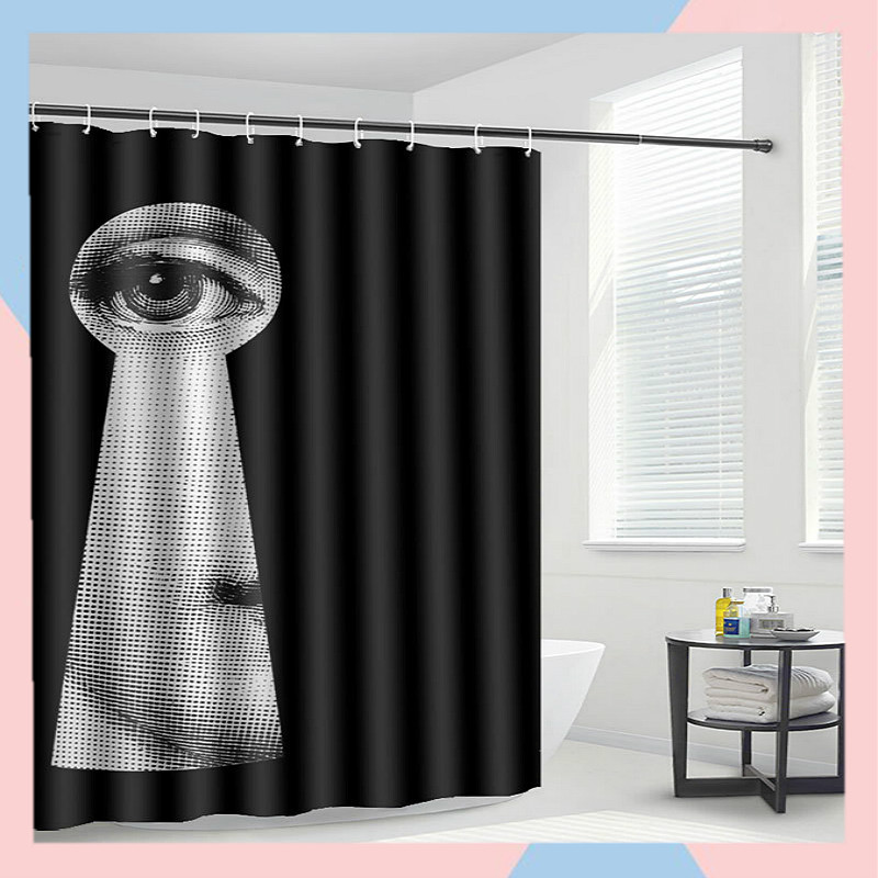 Cod Fornasetti Bathroom Shower Curtain, Can Fabric Shower Curtains Get Wet