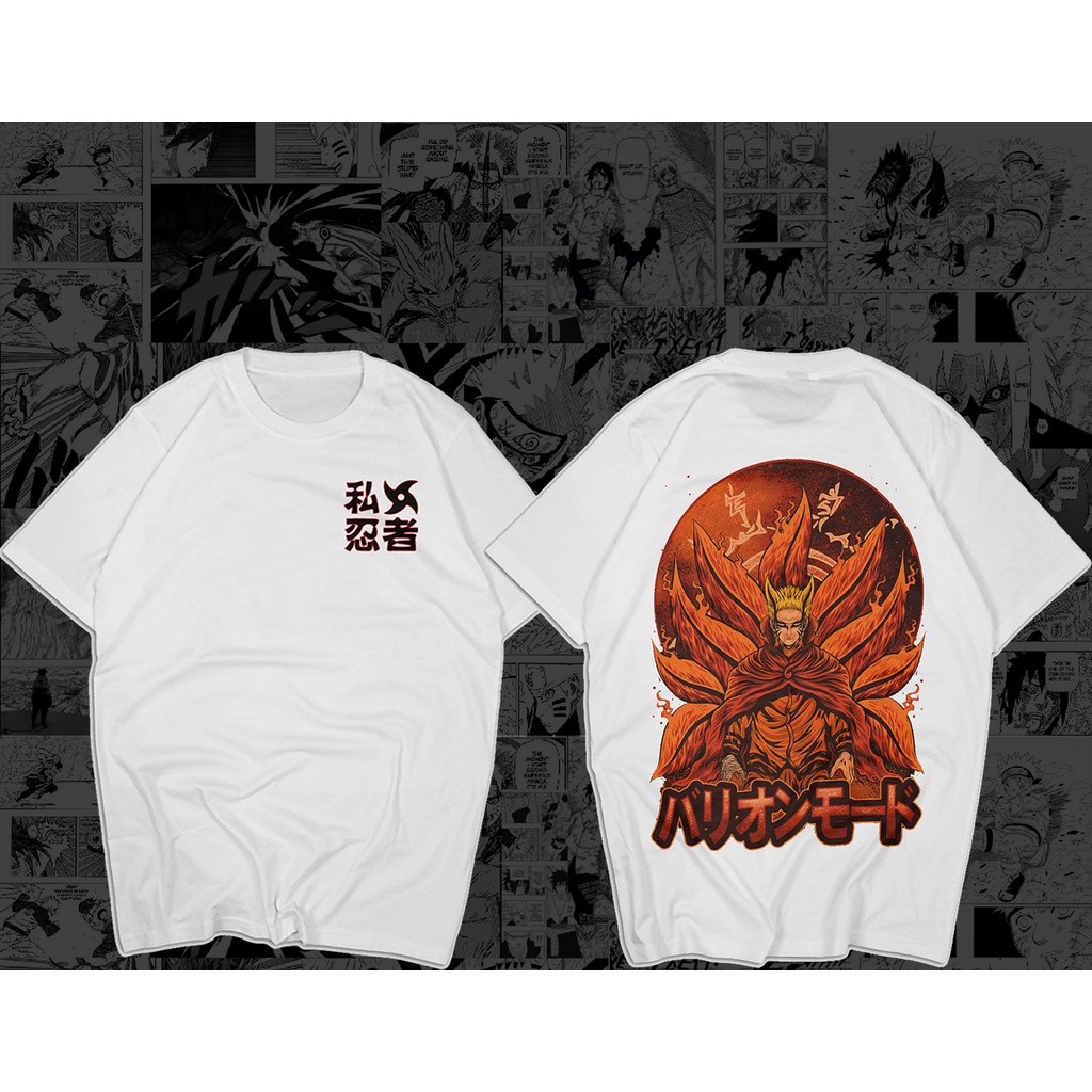 Naruto AnimeTrending Street wear Mens wear Graphic tee oversized manga #6