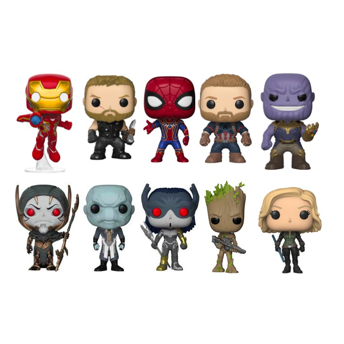 funko pop spiderman iron man