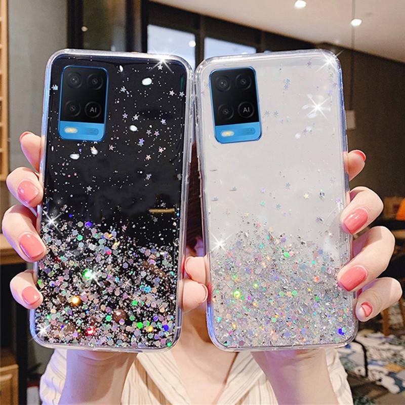 New Handphone Casing OPPO A54 A74 5G A74 4G A15S A15 A93 A73 A53 Bling