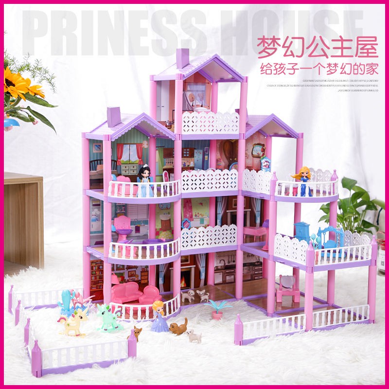 castle barbie house