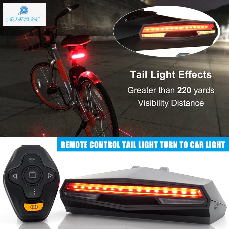 bike light with remote