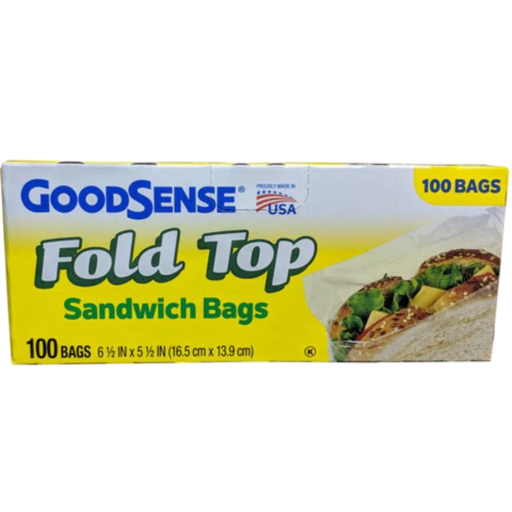 Goodsense 100 Bags Fold Top Sandwich Bags Shopee Philippines