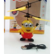 flying minion helicopter with hand sensor