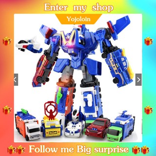 Yojoloin 6 in1 Kids Transformers Robot  Car Toy Kid 