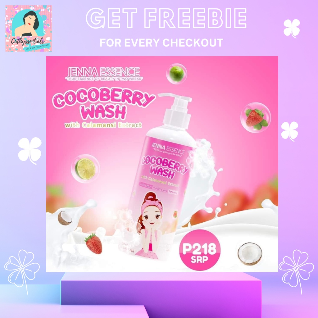 [With Freebie] COCOBERRY WASH WITH CALAMANSI EXTRACT - JENNA ESSENCE ...