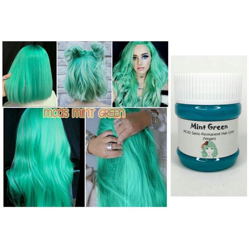 mint green hair color