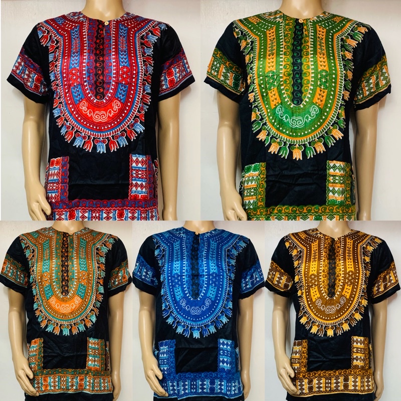 Dashiki Batik Bohemian Shirt (Unisex) | Shopee Philippines