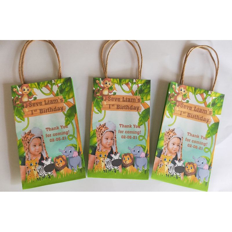 Jungle safari 6pc party gift bags set ubicaciondepersonas cdmx gob mx