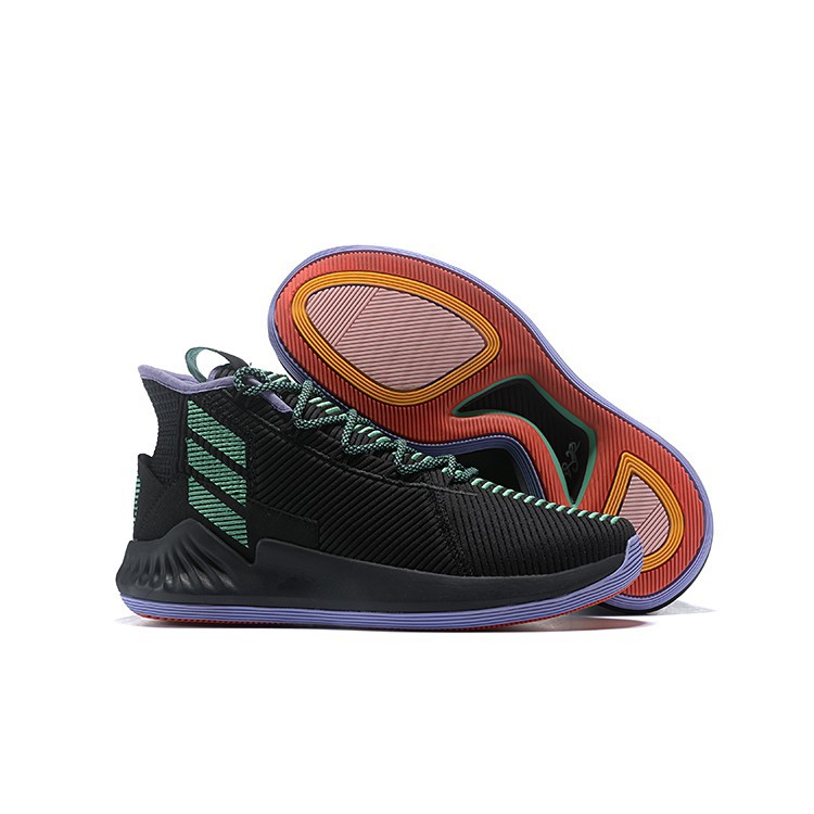 adidas D Rose 9 Black Men's Shoes | Shopee Philippines