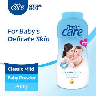 Tender Care Classic Mild Hypo-Allergenic Baby Powder 200g