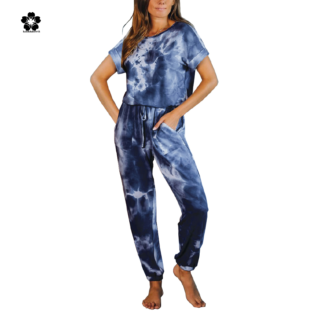 blue jumpsuit casual