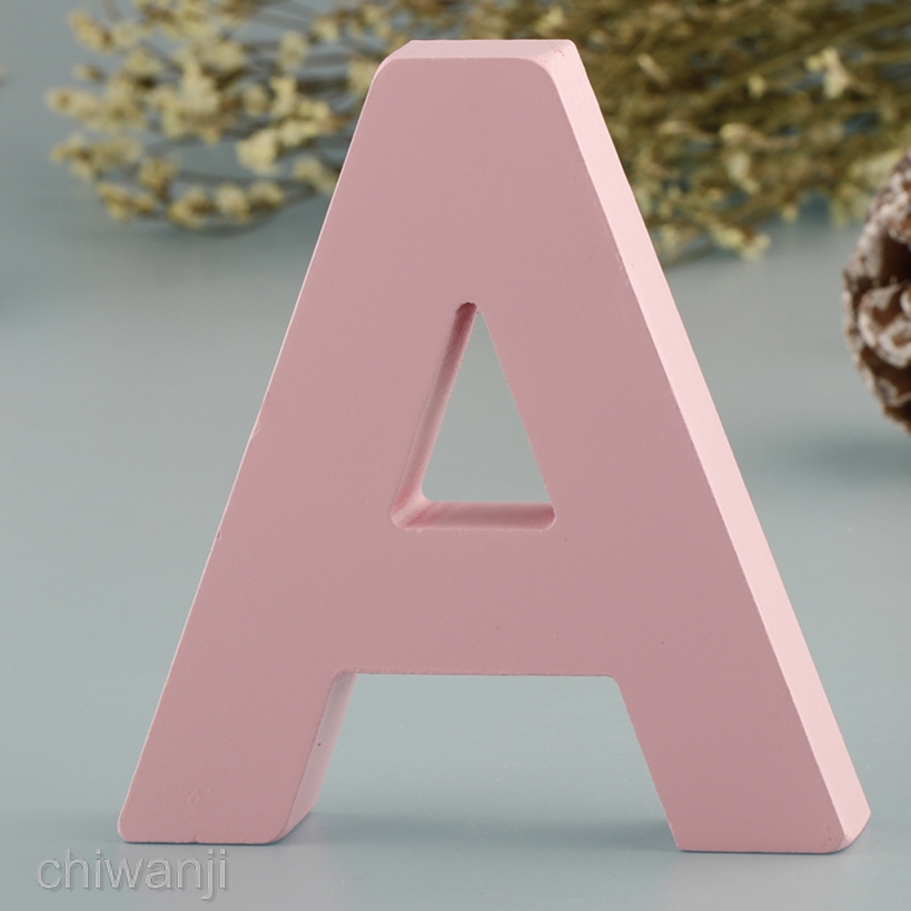 Kids Girl Room Decor Pink Wooden Alphabet Letter Birthdays Weddings Diy Sign Shopee Philippines