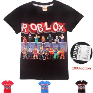 Kid Boys Roblox Long Sleeve T Shirt Cartoon Game Tee Costume - 