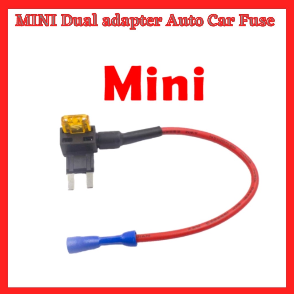 10-Pack Of 14GA Mini Blade Inline Fuse Holders - 12V For Car, Marine, Motorcycle - Xscorpion