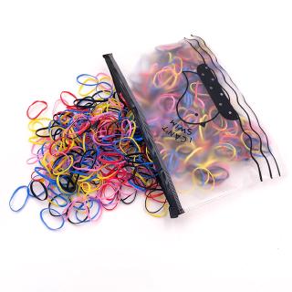 Cod Qipin 2500PCS Korean Color Hair Band Rubber Band Hair Ring Children Disposable Rubber Band Hair Accessories #7