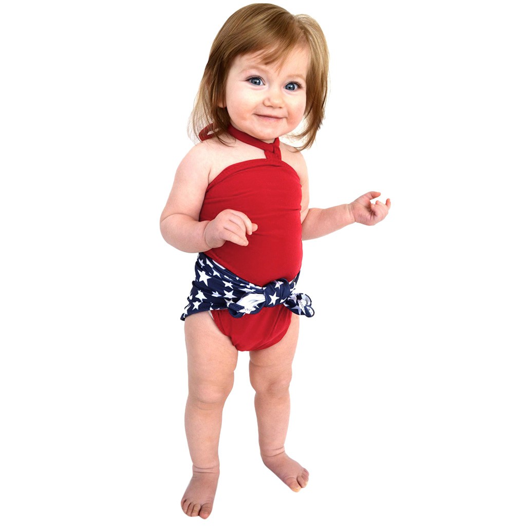 baby girl 4th of july bathing suit