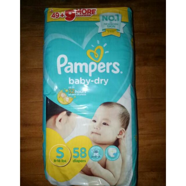 pampers baby dry small price