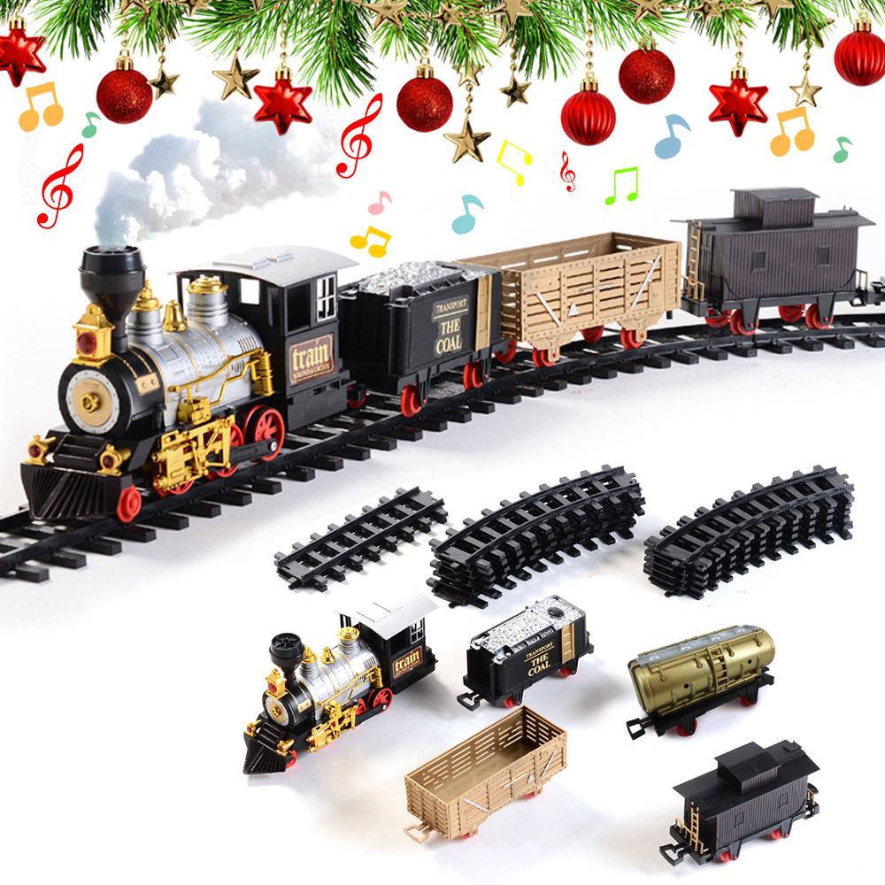 christmas train track