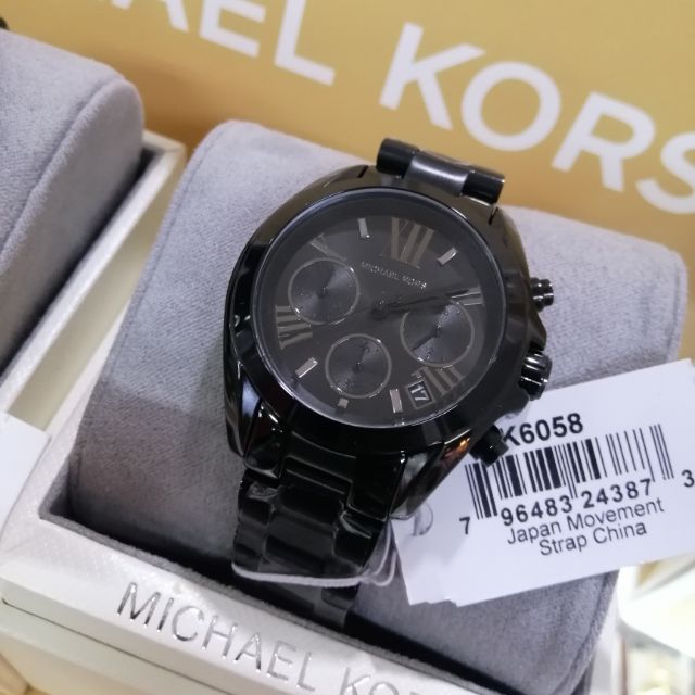 MICHAEL KORS ALL BLACK MK6058 | Shopee Philippines