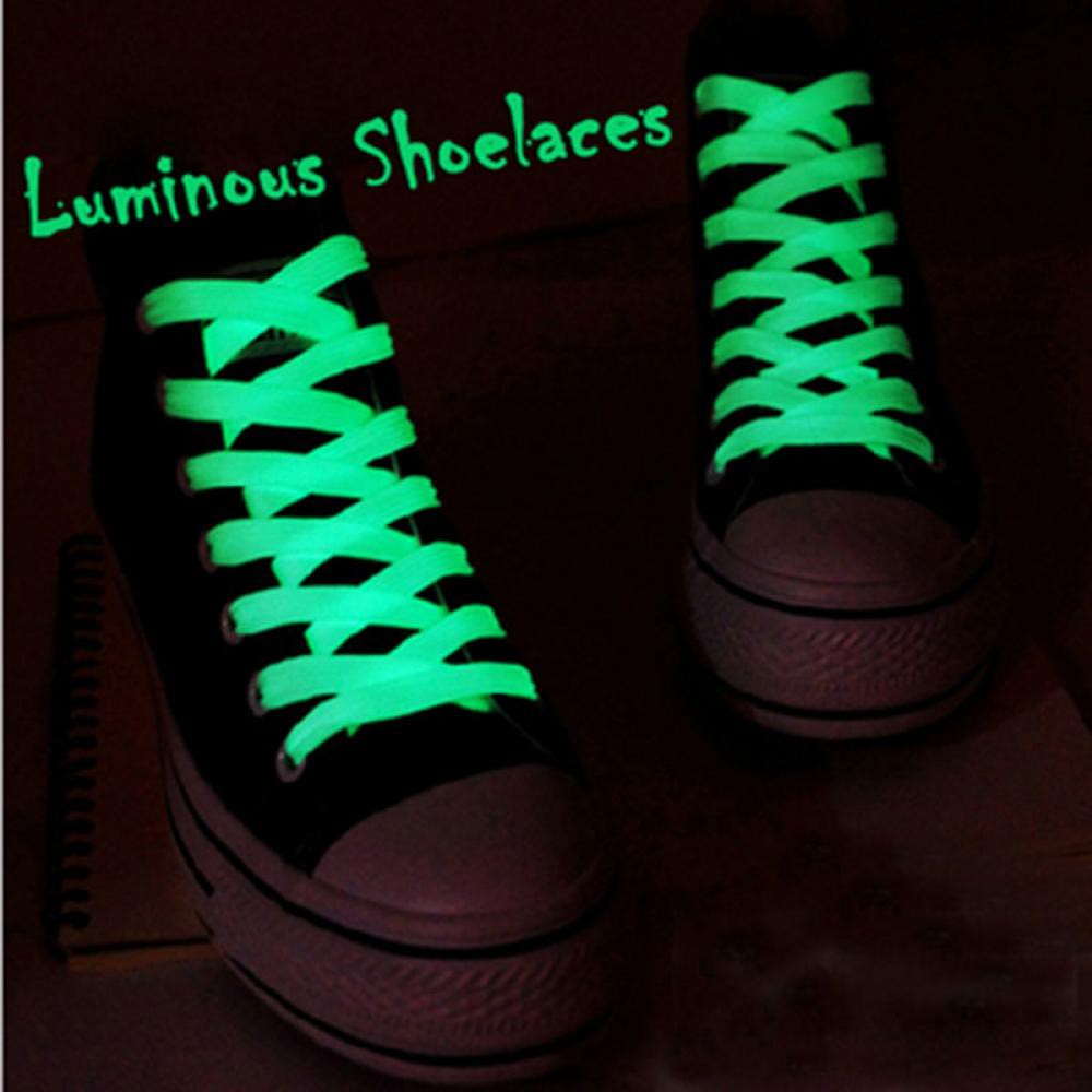 maxgoods 47 Shoe Strings Glow in the Dark Luminous Rope Shoes Laces,5 Pairs 