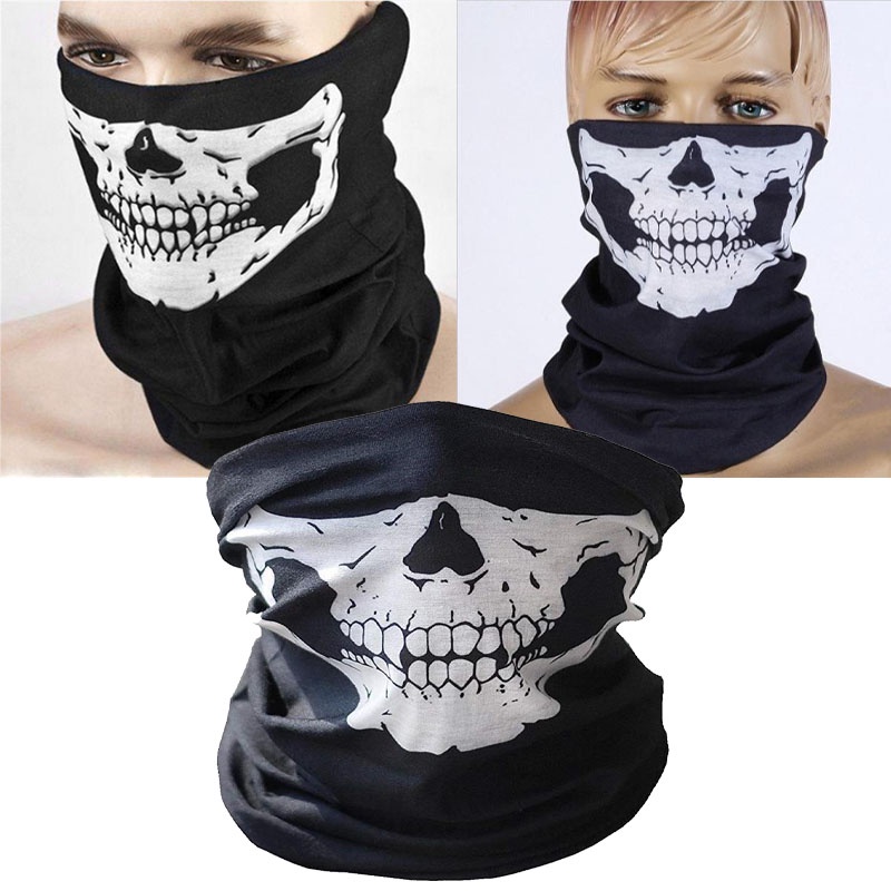 3D Punisher Skull Mask Bandana Venom Neck Face Mask Hiking Cycling