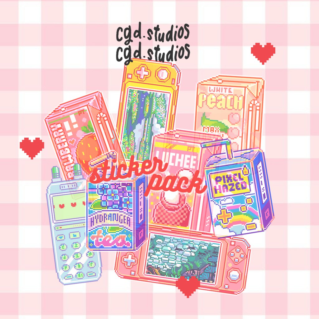 kawaii retro sticker pack Shopee Philippines