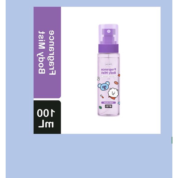 FRESH BT21 BODY MIST SWEET CLYPSO100ML Shopee Philippines