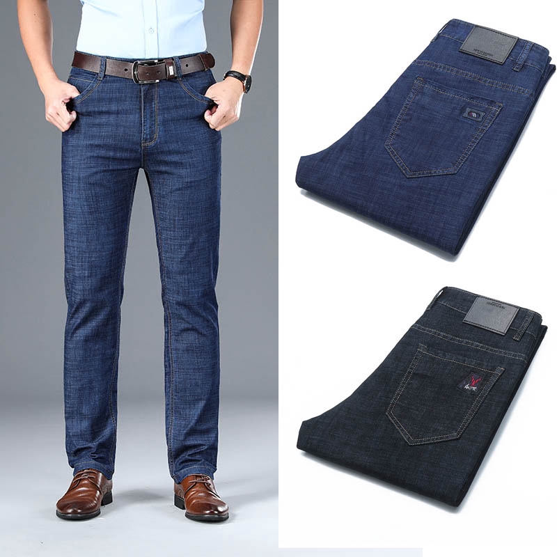 blue formal jeans