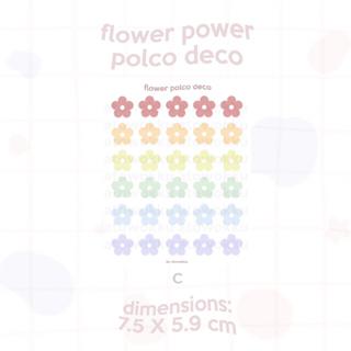 30 pcs flower power pastel polco deco floral cute stickers sheet peel off for journal diary planner shopee philippines