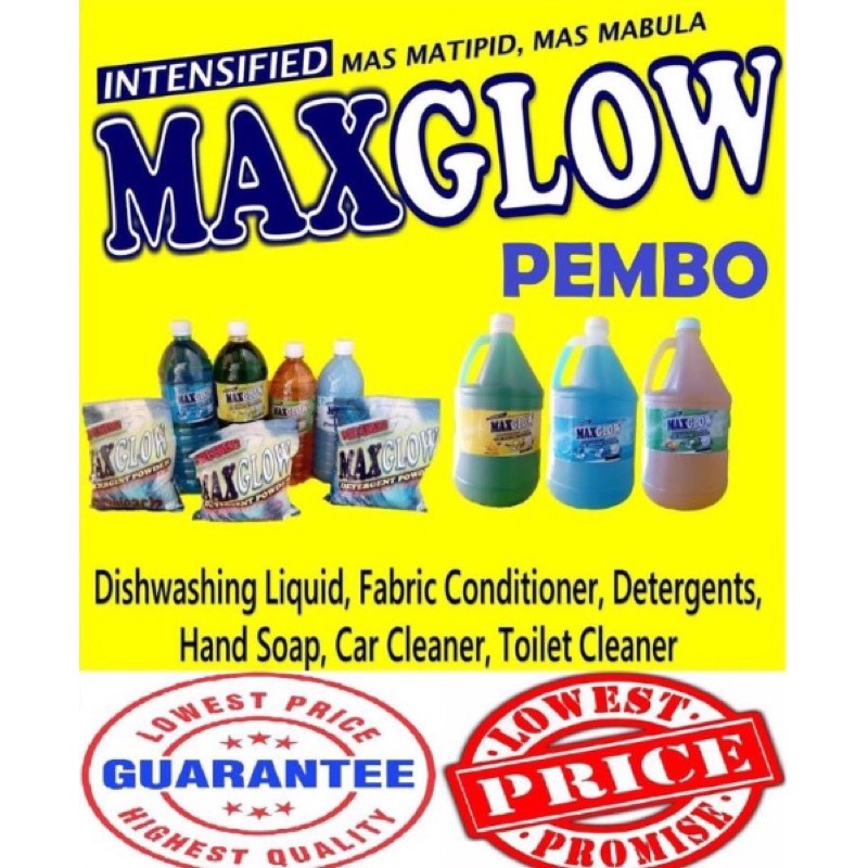 Buy 1 Take 2 Maxglow Dishwashing Liquid 1L Wholesale Promo Shopee