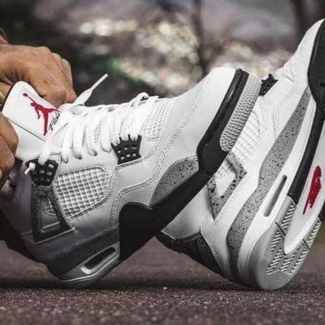 jordan 4 white cement for sale