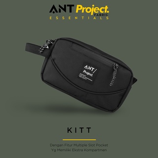 PRIA Ant PROJECT - Clucth Bag Men KITT BLACK Waterproof - Pouch Men #1