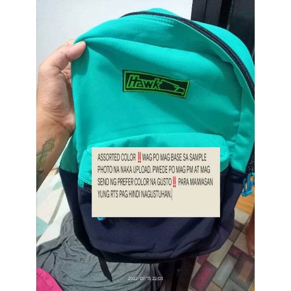 HAWK BAG UNISEX BAG PACK Shopee Philippines