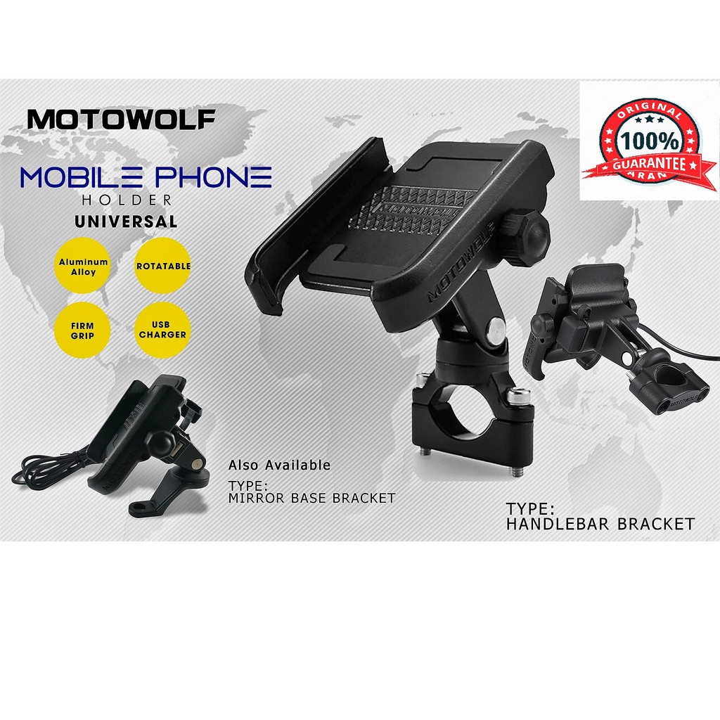 motowolf phone holder