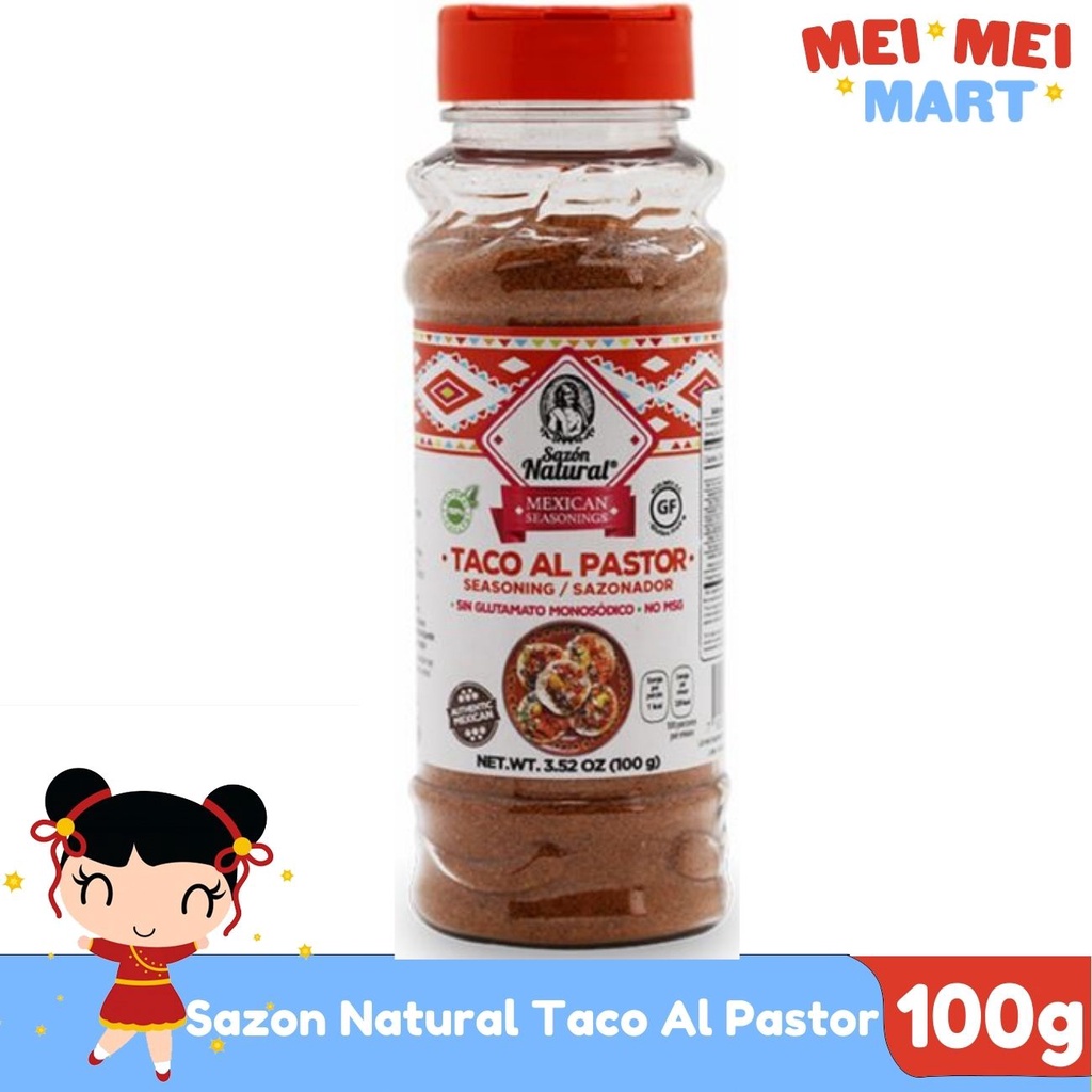 Sazon Natural Taco Al Pastor Seasoning 100g Shopee Philippines