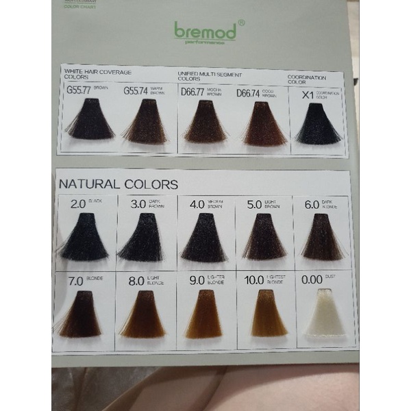 Premium hair color cocoa butter bremod 100g (choose) Shopee Philippines