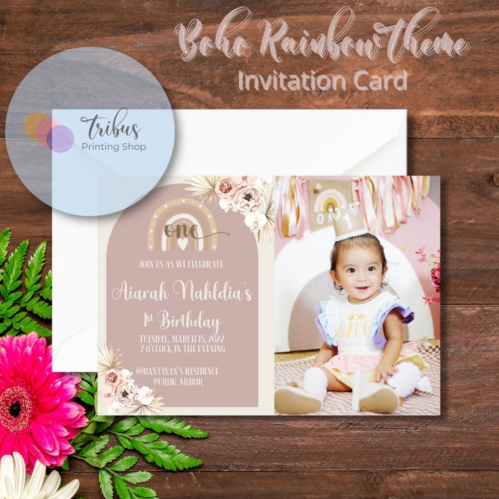 boho-rainbow-theme-invitation-card-shopee-philippines